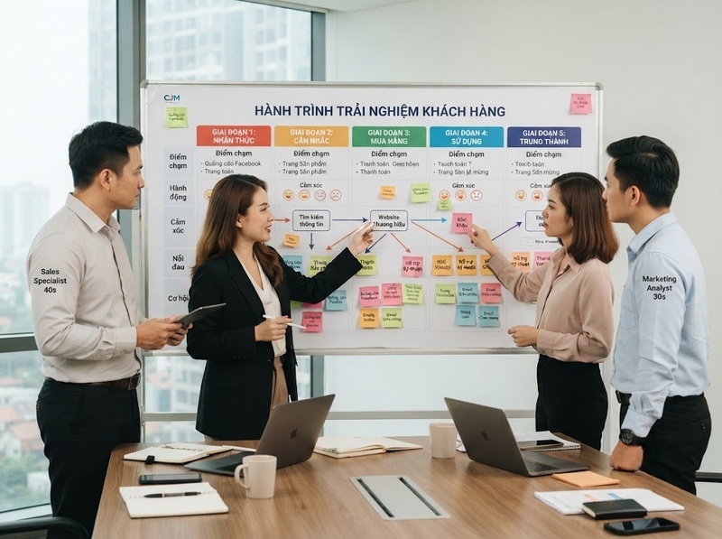 Xây dựng bản đồ hành trình khách hàng để cải thiện trải nghiệm