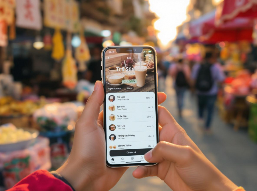 Bán trà sữa online hay offline thì hiệu quả hơn