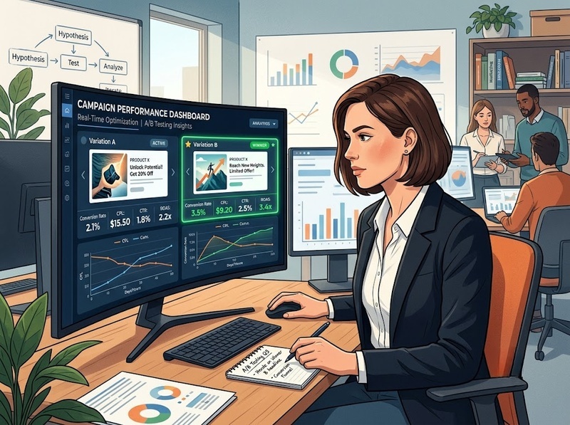 Performance Marketing hoạt động qua đo lường, thử nghiệm và phân bổ nguồn lực