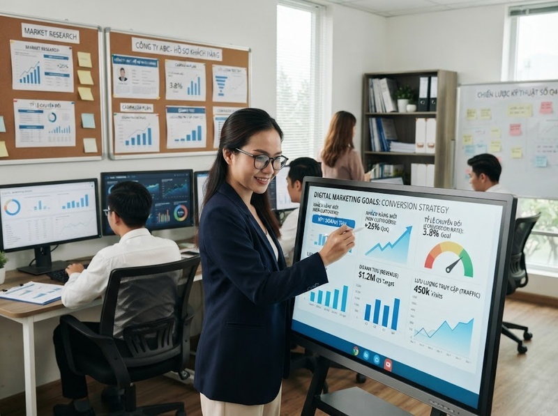 Xây dựng chiến lược Digital Marketing từ mục tiêu đến đo lường
