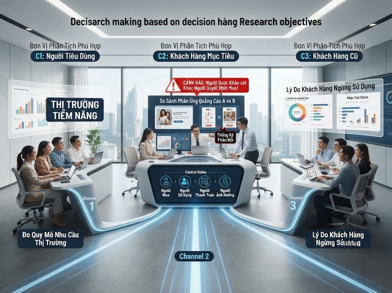 Chọn mẫu nghiên cứu Marketing đại diện đúng đối tượng mục tiêu