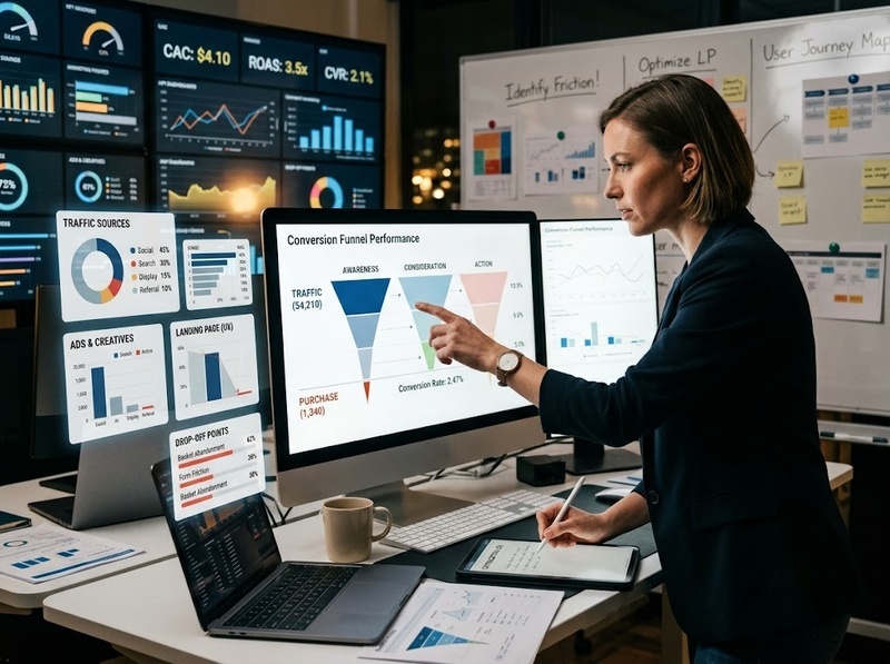 Cách tính Conversion Rate Marketing và xác định điểm cần cải thiện