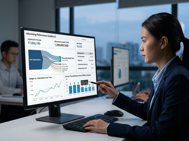 Cách tính CPM Marketing và đánh giá hiệu quả tiếp cận quảng cáo