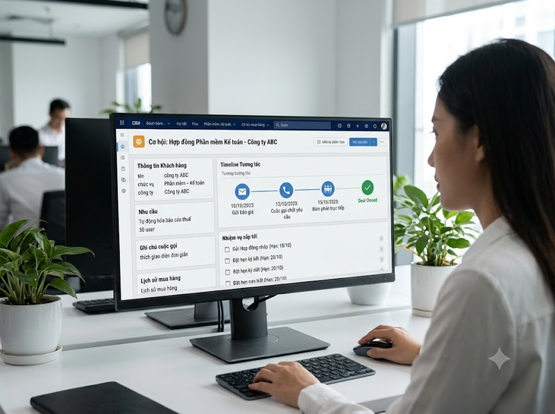 Cách CRM bán hàng quản lý cơ hội, pipeline và dự báo doanh thu