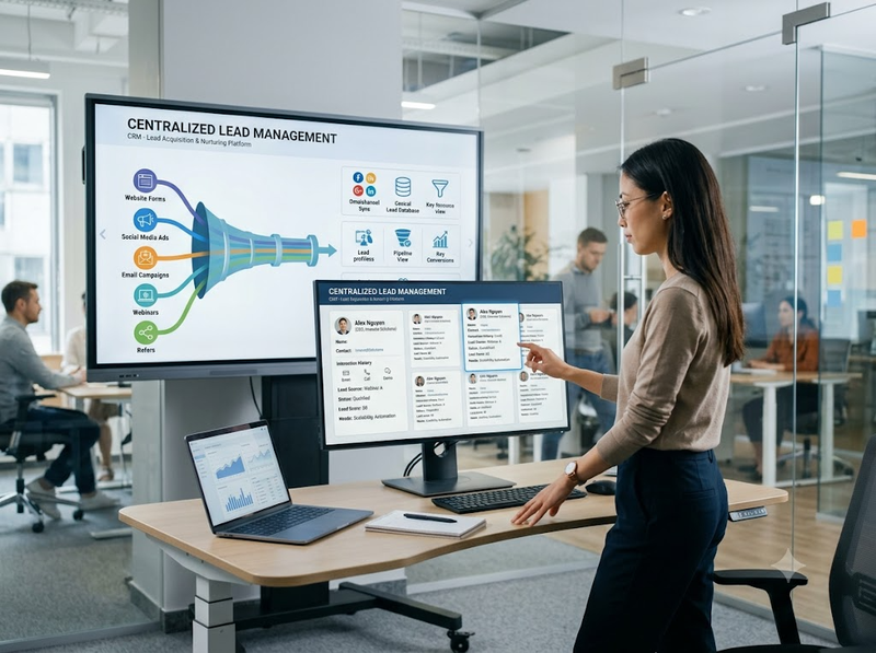 Cách CRM quản lý lead qua chấm điểm, nuôi dưỡng và phân bổ