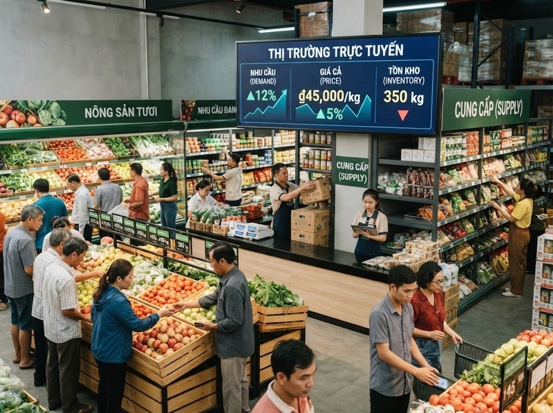 Cung cầu trong Marketing ảnh hưởng đến giá, sản lượng và thị trường