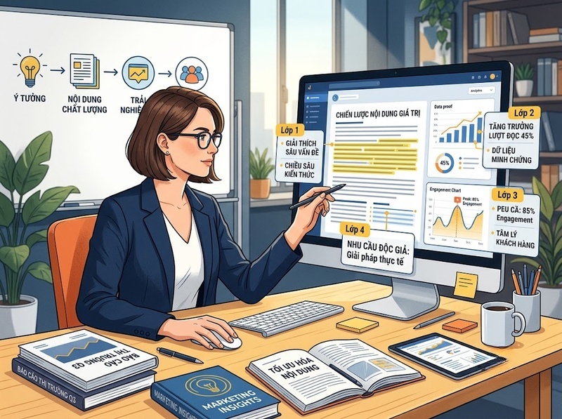 Đánh giá chất lượng nội dung Marketing từ giá trị đến hiệu suất