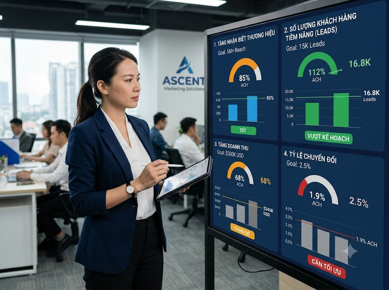 Đánh giá chiến lược marketing qua mục tiêu, kết quả và khả năng thích ứng