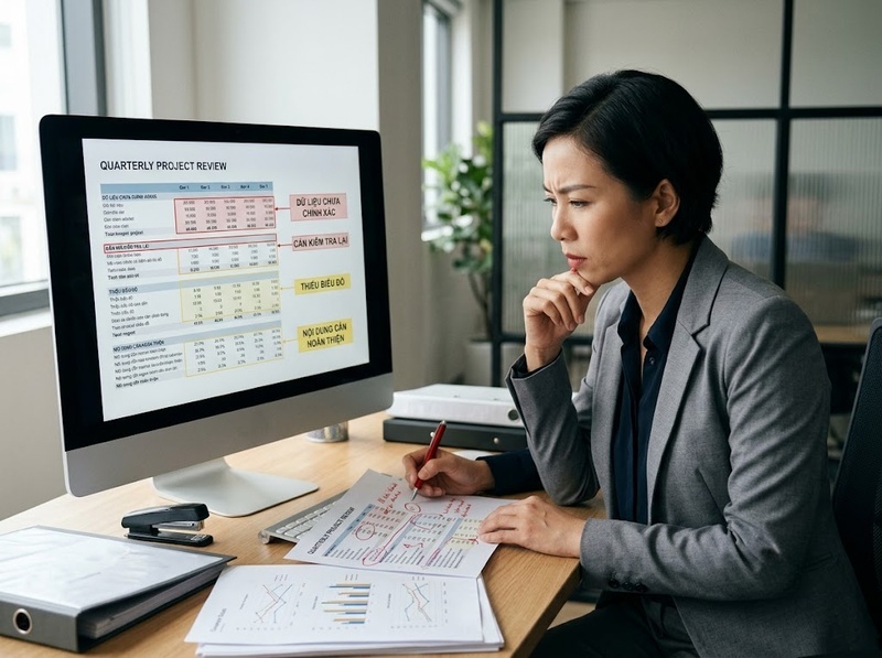 Nhận diện dấu hiệu giảm hiệu suất qua chất lượng, tốc độ và khả năng tập trung