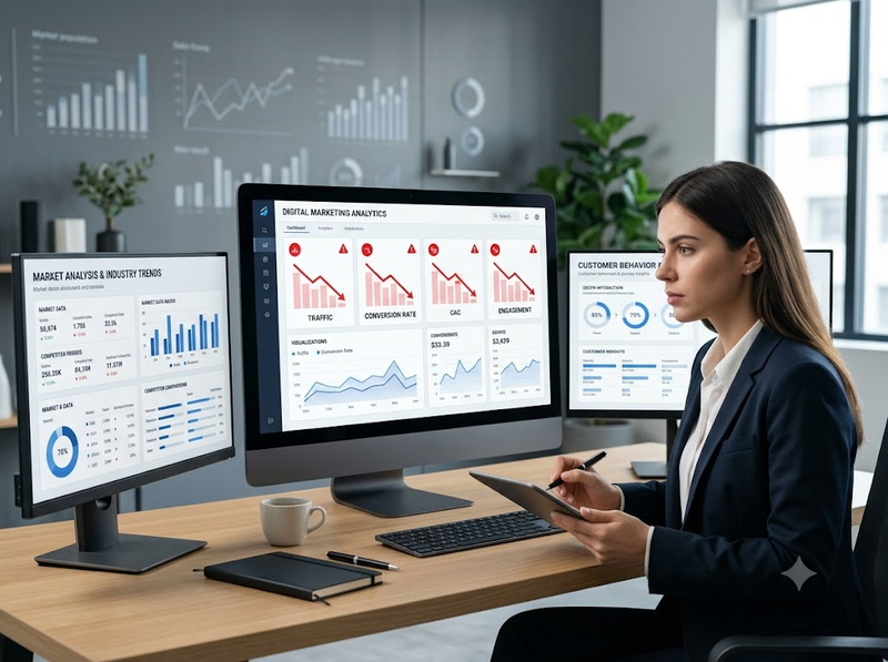 Điều chỉnh chiến lược marketing khi thị trường hoặc hiệu quả thay đổi