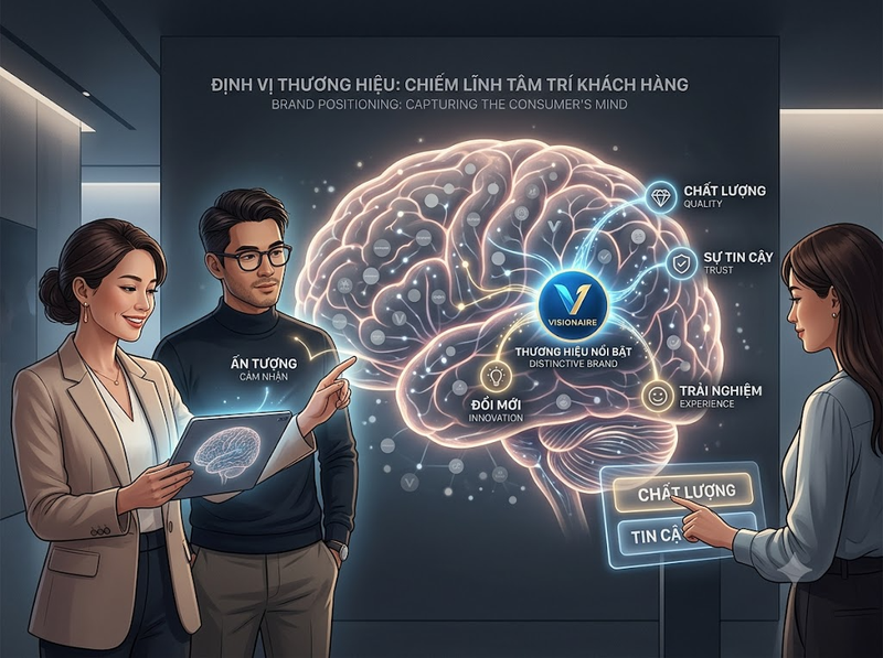 Định vị thương hiệu trong chiến lược marketing để tạo khác biệt