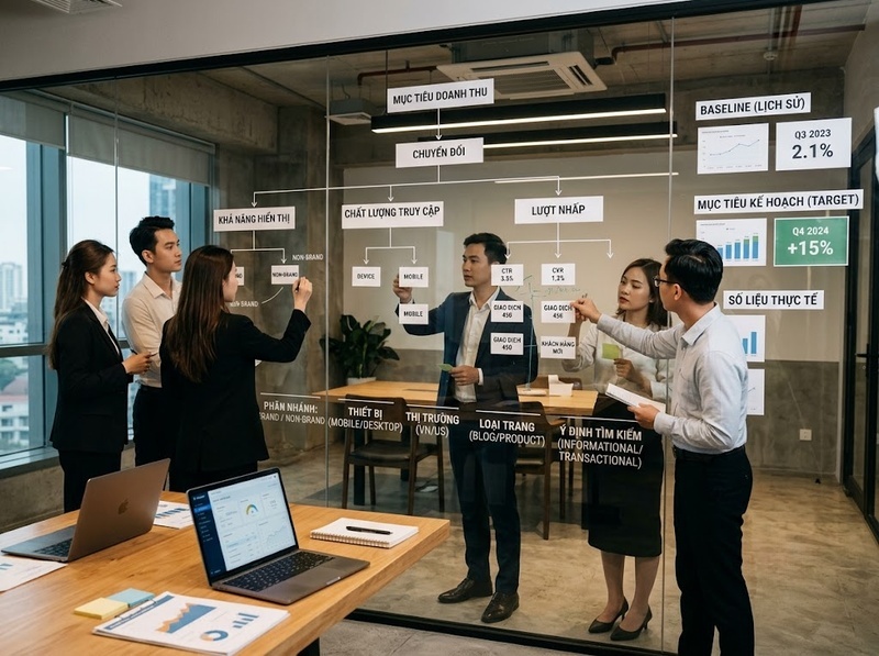 Đo lường SEO từ thứ hạng, lưu lượng đến chuyển đổi kinh doanh