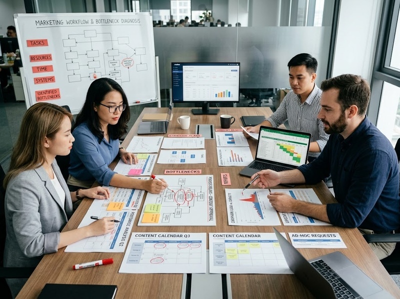 Giảm quá tải Marketing bằng sắp xếp ưu tiên và điều chỉnh khối lượng việc