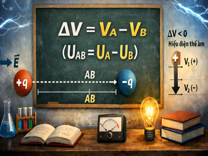 Hiệu điện thế có âm được không? Ý nghĩa dấu âm và khi nào xảy ra