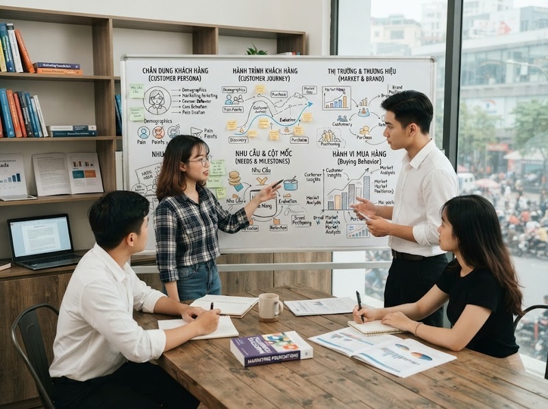 Học Digital Marketing từ kiến thức nền đến kỹ năng thực hành