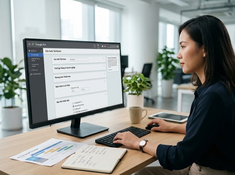 Hướng dẫn Google Ads từ thiết lập đến tối ưu chiến dịch