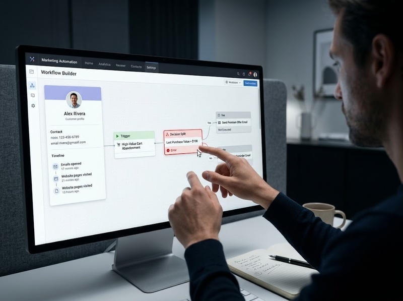 Khắc phục Marketing Automation từ workflow đến điều kiện kích hoạt