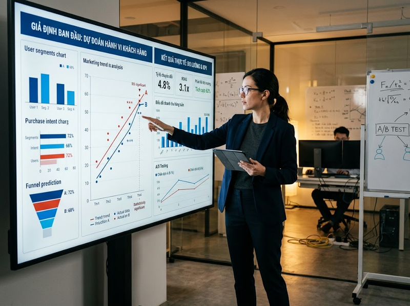 Kiểm tra giả định Marketing trước khi kết luận từ dữ liệu