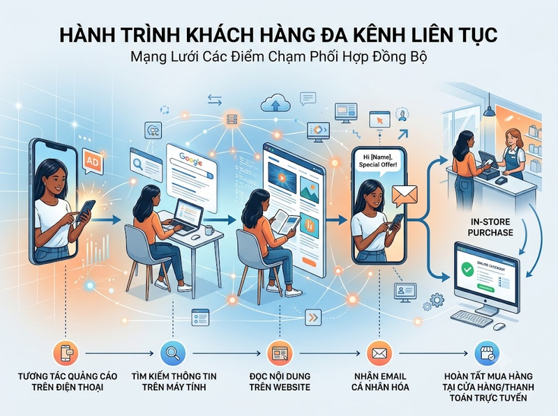 Triển khai Marketing đa kênh để mở rộng khả năng tiếp cận