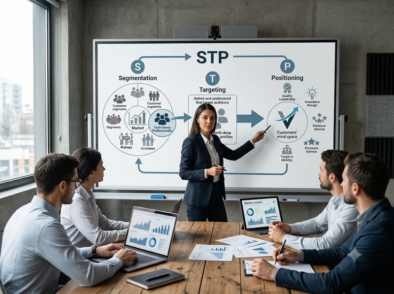 Mô hình STP kết nối phân khúc, lựa chọn và định vị thị trường