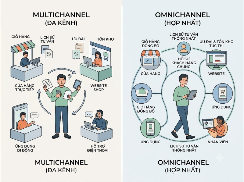 Cách triển khai Omnichannel Marketing nhất quán trên mọi điểm chạm