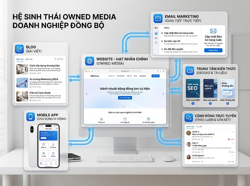 Cách xây dựng Owned Media thành nền tảng Marketing bền vững