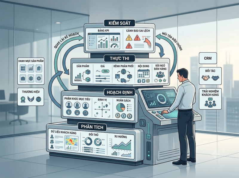 Hiểu quản trị marketing từ hoạch định đến kiểm soát
