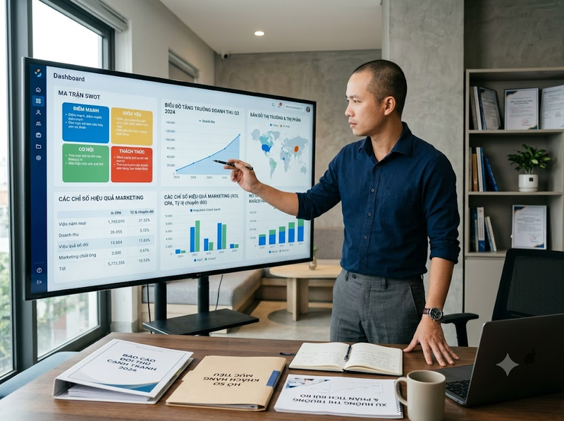Các bước trong quy trình quản trị marketing hiệu quả