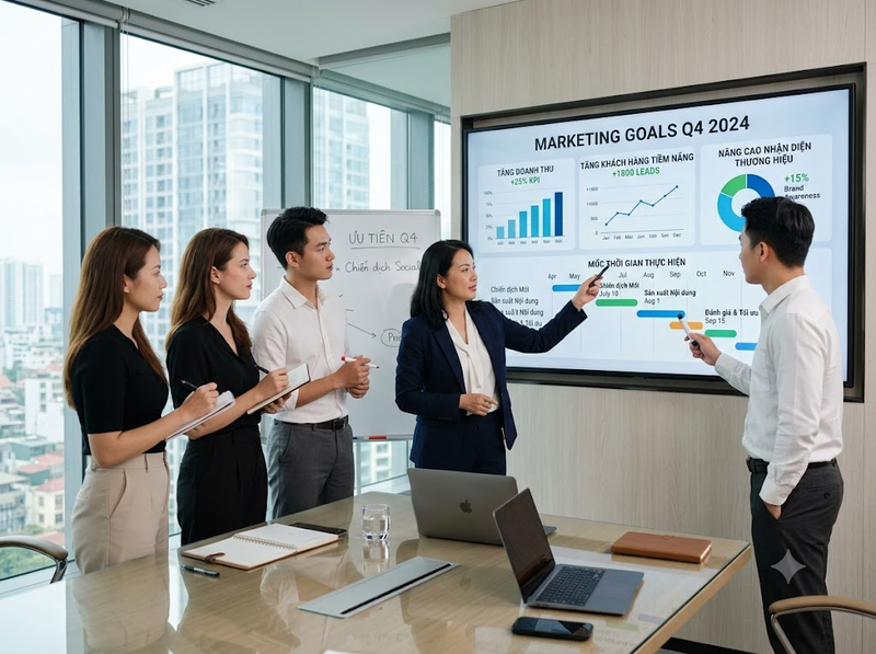 Thành phần chiến lược marketing từ mục tiêu đến chương trình hành động