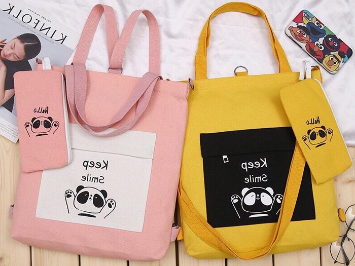 Top 5 túi canvas cho học sinh cá tính, gọn nhẹ và hợp thời trang