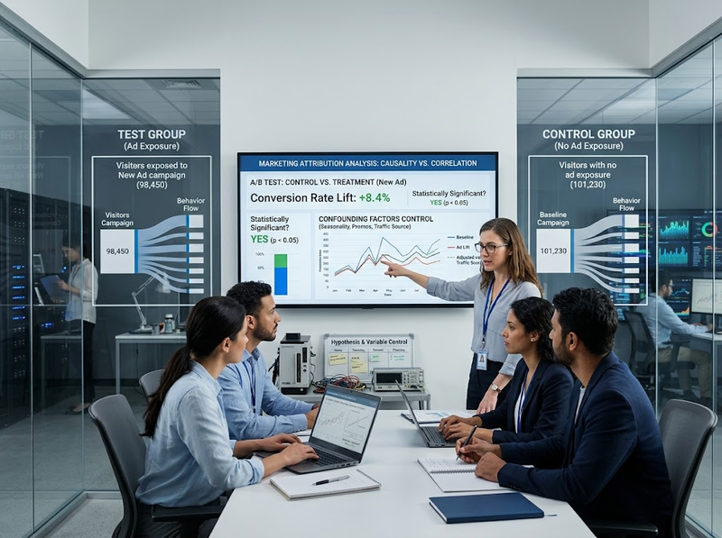 Tương quan và nhân quả Marketing khác nhau khi giải thích dữ liệu