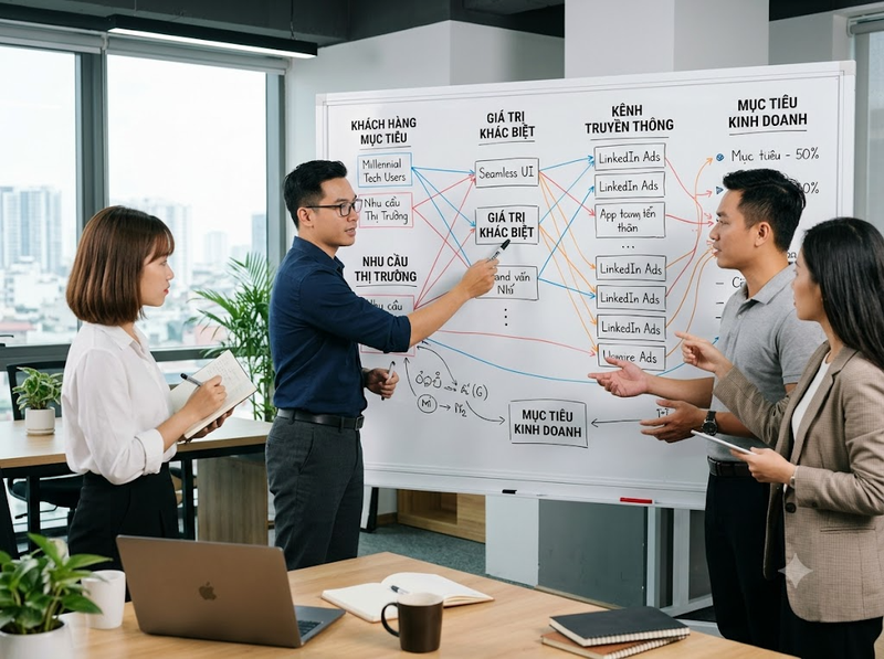 Vì sao vai trò chiến lược marketing quyết định hướng tăng trưởng