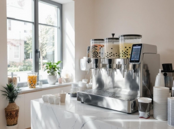 Cách setup quầy trà sữa đơn giản mà đẹp hút mắt