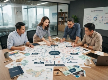 Quy trình triển khai chiến lược mở rộng thương hiệu
