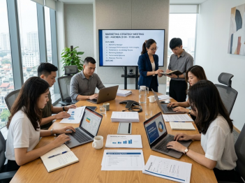 Quy trình chuẩn bị họp Marketing có mục tiêu và nội dung rõ ràng