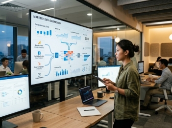 Quy trình sử dụng Looker Studio xây dựng báo cáo Marketing
