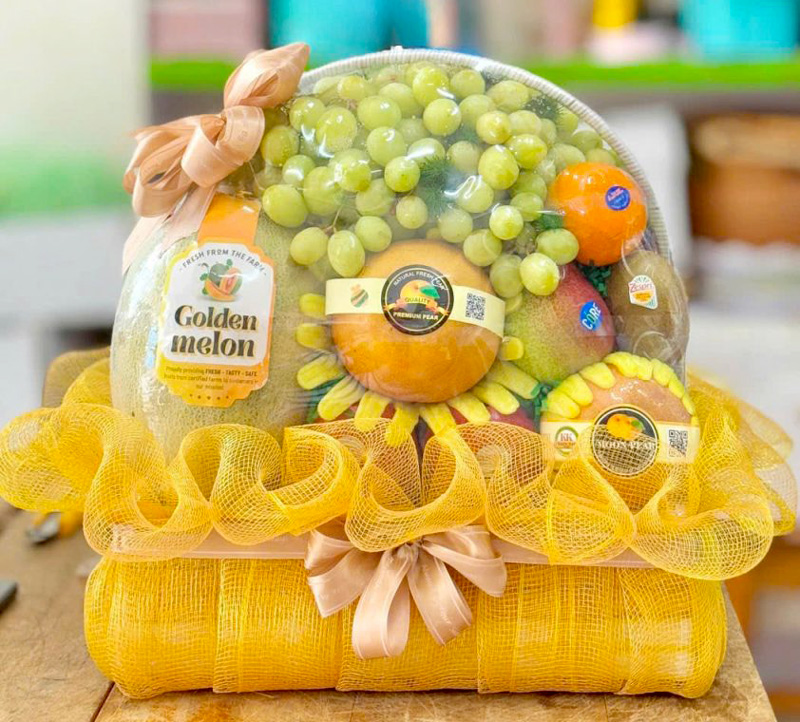 cách chọn giỏ trái cây ra mắt