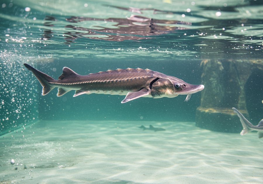 nuôi cá tầm lấy trứng